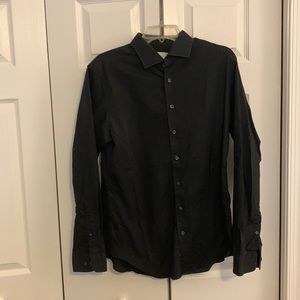 Mens Medium Black Button Up Shirt - Goodfellow & Co
